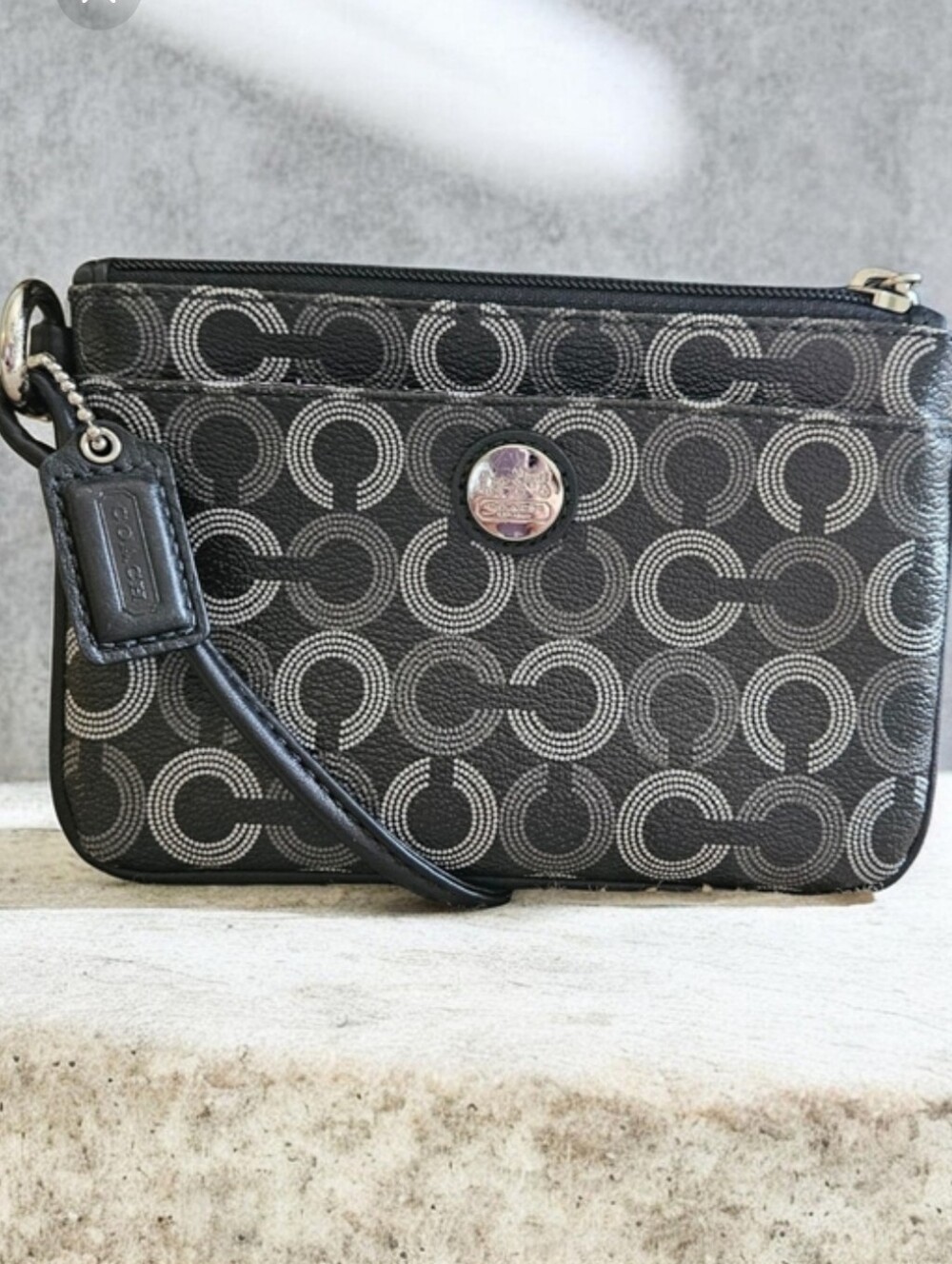 Coach Waverly Signature Wristlet